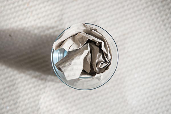 Crumpled paper